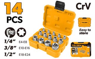 14PC E-TYPE SOCKET SET