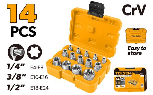14PC E-TYPE SOCKET SET