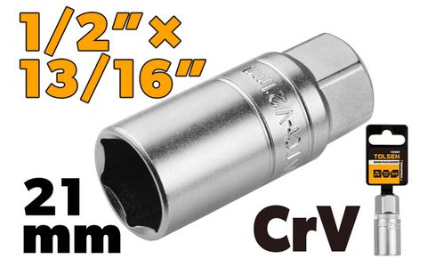 1/2IN X 13/16IN SPARK PLUG SOCK