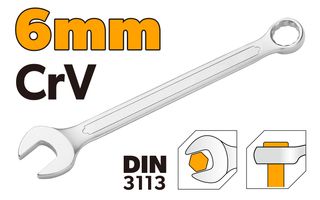 SPANNER COMBINATION CR-V 6MM