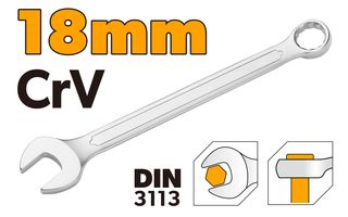 SPANNER COMBINATION CR-V 18MM