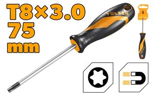 SCREWDRIVER T8 x 3.0 x 75MM
