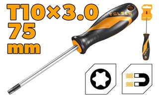 SCREWDRIVER T10 x 3.0 x 75MM
