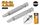SCREWDRIVER BITS 2PC SET SL0.6 x 50MM