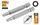 SCREWDRIVER BITS 2PC SET H5 x 50MM