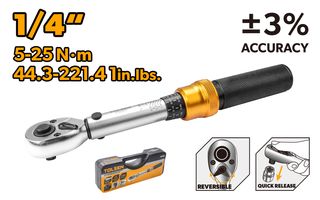 1/4IN 5-25NM TORQUE WRENCH