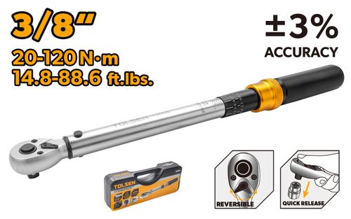 3/8IN 20-120NM TORQUE WRENCH
