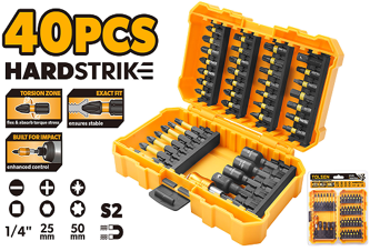 40PCS IMPACT SCREWDRIVER BIT SET