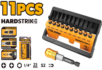 11PCS IMPACT SCREWDRIVER BIT SET