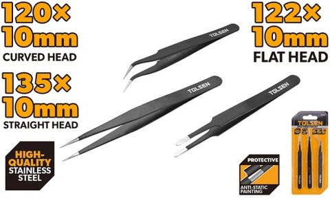 3PCS TWEEZERS SET