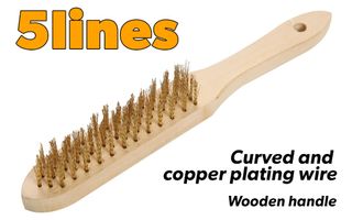 WIRE BRUSH (CURVED) 5 LINES