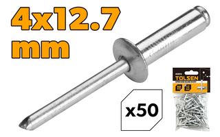 4X12.7MM ALUMINIUM RIVETS 50PC