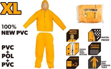 RAIN SUIT PVC - XL