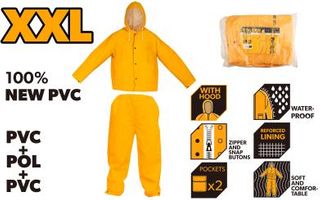 RAIN SUIT PVC - XXL