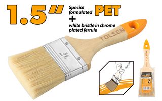 1.5IN WOODEN HANDLE PAINT BRUSH