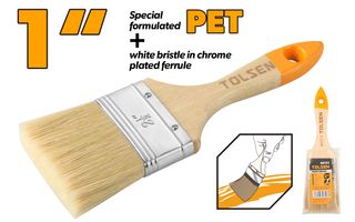 1IN WOODEN HANDLE PAINT BRUSH
