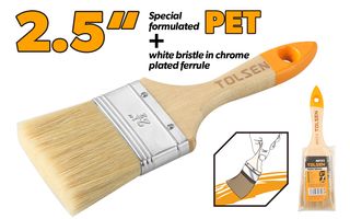2.5IN WOODEN HANDLE PAINT BRUSH