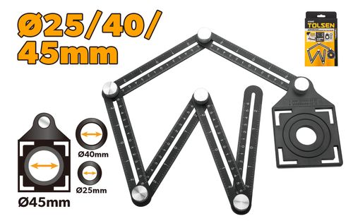 17.5CM SIX-FOLD ANGLE RULER