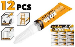 SUPER GLUE 
(INCLUDED 12PCS)