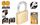 PADLOCK BRASS HEAVY DUTY 60MM