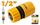 HOSE CONNECTOR WITH STOP 1/2 INCH