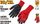WORKING GLOVES LATEX COATED BLACK PALM
