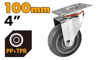 CASTER SWIVEL 100MM 4 INCH
