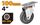 CASTER SWIVEL 100MM 4 INCH