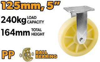 FIXED CASTER 125MM