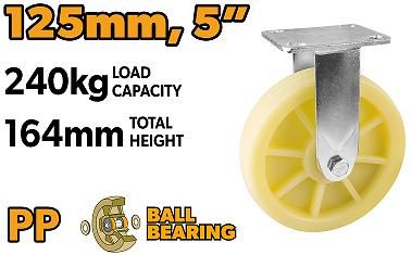 FIXED CASTER 125MM