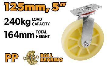 SWIVEL CASTER 125MM