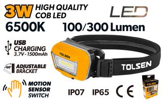 300LM RECHARGEABLE HEADLAMP