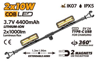 2000LM LED UNDER BONNET LAMP