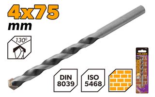 MASONRY DRILL BIT 4x75MM