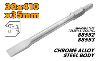 FLAT CHISEL HEX 410MM 35MM