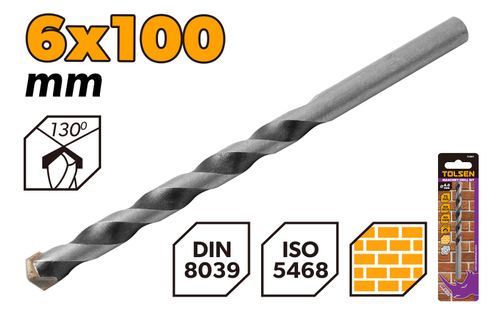 MASONRY DRILL BIT 6x100MM