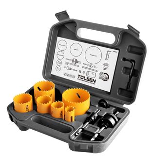 9PC BI-METAL HOLE SAW SET