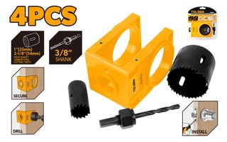 4PC LOCK INSTALLATION HOLE SAW
