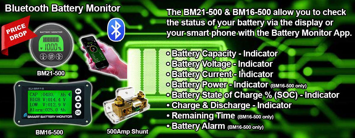 Battery Monitors - Bluetooth
