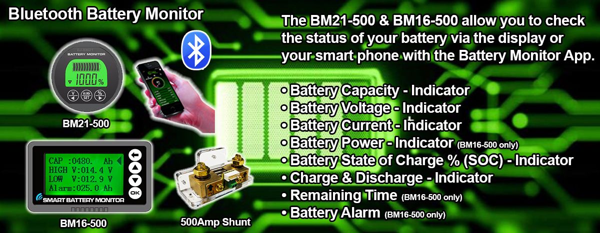 Battery Monitors - Bluetooth