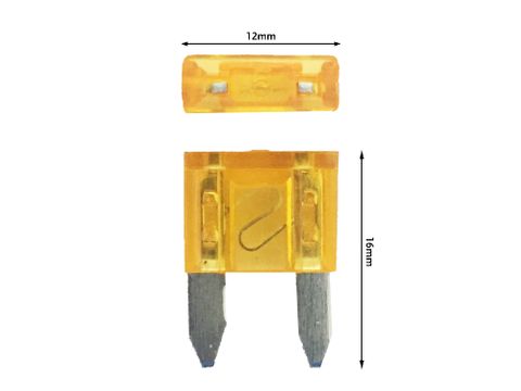 Mini blade fuse 50 Pack (5A)