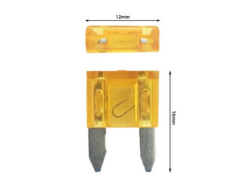 Mini blade fuse 50 Pack (5A)