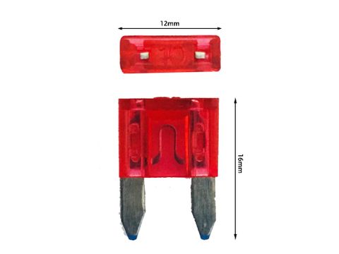 Mini blade fuse 50 Pack (10A)