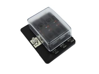 Fuse box W/ LED suit 6 x mini blade fuses