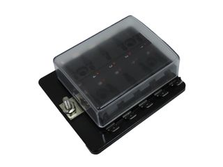 Fuse box W/ LED suit 10 x mini blade fuses