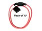 Fuse holder 12AWG - 5mm cable suit blade fuse QTY=10 Pcs