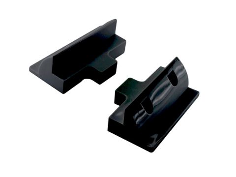 Solar Panel Side Bracket 180mm (Set of 2) - Black