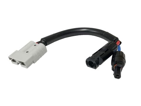 Anderson Style Connector Ass'y GREY (50A) to MC4 Adaptor