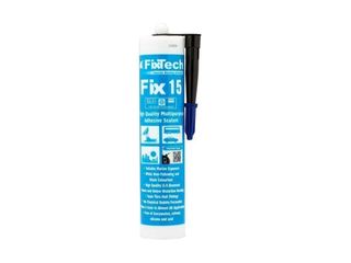 Fixtech FIX 15 Multi-purpose Adhesive Sealant (Black) 290ml