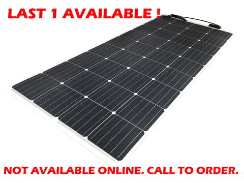 Sunman eArc Light weight solar panel (185W - 12V) - Frameless